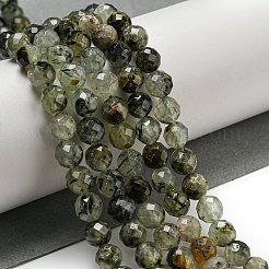 Natural Prehnite Beads Strands&nbsp;X-G-G457-8mm-03F-01