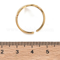 304 Stainless Steel Cuff Open Rings for Women&nbsp;RJEW-F208-03G-03