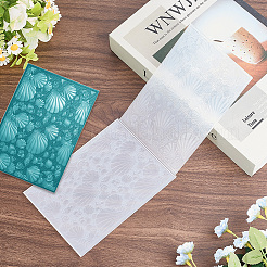 PP Plastic Embossing Folder Templates&nbsp;DIY-WH20048-050A