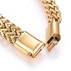 304 Stainless Steel Mesh Bracelets&nbsp;BJEW-L631-30G