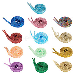 13Pairs 13 Colors Polyester Cord Shoelace&nbsp;AJEW-TA0002-71