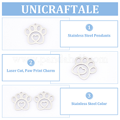 14Pcs 201 Stainless Steel Pendants&nbsp;STAS-UN0059-91