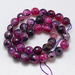 Natural Agate Round Beads Strand&nbsp;G-L084-10mm-60