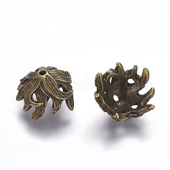 Tibetan Style Bead Caps&nbsp;X-TIBE-A23247-AB-FF