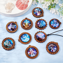 Glass Pendants&nbsp;WOOD-NB0001-63B