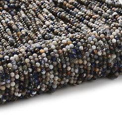 Natural Sodalite Beads Strands&nbsp;LS-G-RM2025-A19-3mm