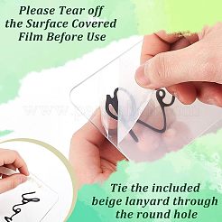 Acrylic Reserved Hanging Signs&nbsp;HJEW-PH01556