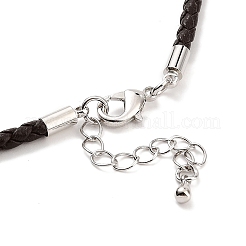 Braided Round Imitation Leather Bracelets Making&nbsp;BJEW-H610-01P-09