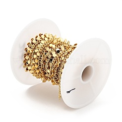 Rack Plating Real Brass Curb Chains&nbsp;KK-E015-01G