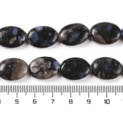 Natural Glaucophane Beads Strands&nbsp;G-C141-D01-03