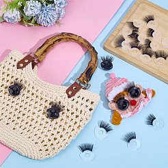 24Pcs Plastic Doll Eyes&nbsp;DIY-PH0033-07A