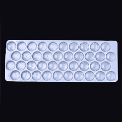 Transparent Glass Cabochons&nbsp;GGLA-R026-30mm-B