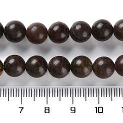 Natural Polychrome Jasper/Picasso Stone/Picasso Jasper Beads Strands&nbsp;G-C160-01-8mm