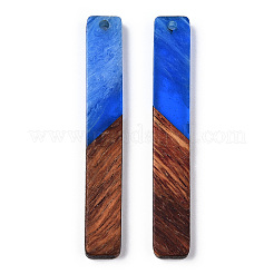 Transparent Resin & Walnut Wood Big Pendants&nbsp;RESI-ZX017-35