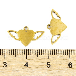 5Pcs 201 Stainless Steel Pendants&nbsp;LS-STAS-M056-05G
