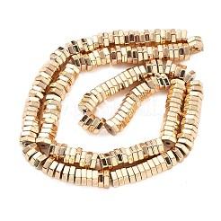 Electroplated Synthetic Non-magnetic Hematite Beads Strands&nbsp;G-M095-G01-03KCG