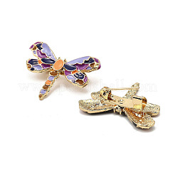 12Pcs 4 Colors Dragonfly Enamel Pins&nbsp;JEWB-A033-17G