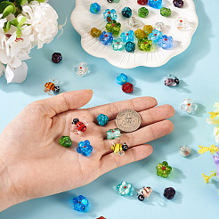 45Pcs 19 Colors Handmade Lampwork Beads Sets&nbsp;LAMP-TA0002-06