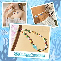 12Pcs 4 Colors Handmade Porcelain Beads&nbsp;PORC-CJ0001-54
