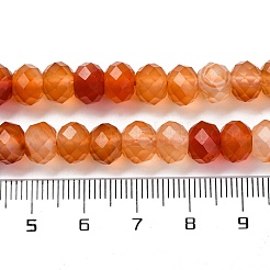 Natural Red Agate(Dyed & Heated) Beads Strands&nbsp;G-K380-A49-07