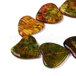 Natural Fire Crackle Agate Beads Strands&nbsp;G-Q606-66