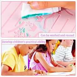 1Pc Plastic Reusable Drawing Painting Stencils Templates&nbsp;DIY-DJ0001-09C