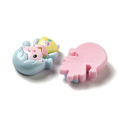 Opaque Cartoon Resin Decoden Cabochons&nbsp;RESI-G091-07