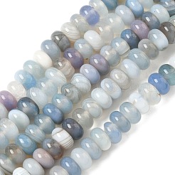Natural Banded Agate Beads Strands&nbsp;G-F790-I01-01A