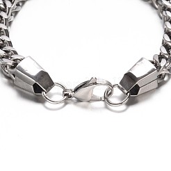 Tarnish Resistant 304 Stailess Steel Rope Chain Bracelets&nbsp;BJEW-G469-47P