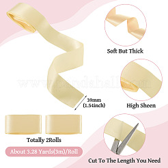 2Rolls Polyester Ribbon&nbsp;OCOR-TA0004-22F