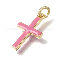 Brass Enamel Pendants&nbsp;KK-CBAEEA8-10D-G