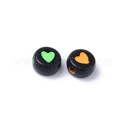 Opaque Black Acrylic Beads&nbsp;X-MACR-S273-40