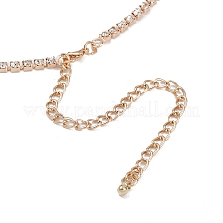 Alloy Crystal Rhinestone Cup Chains Necklaces&nbsp;NJEW-K384-03
