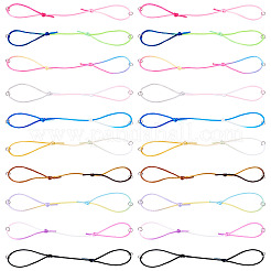 30Pcs 10 Colors Nylon Thread Cord Bracelets Making&nbsp;BJEW-TAC0039