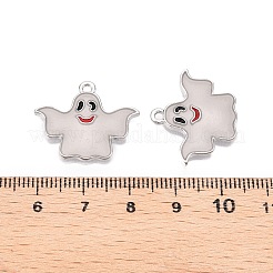 Halloween Theme Rack Plating Luminous Alloy Enamel Pendants&nbsp;ENAM-N056-238P