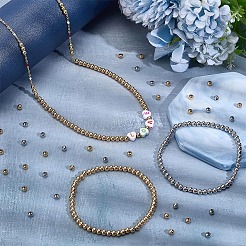 Brass Round Spacer Beads&nbsp;KK-PH0013-75A
