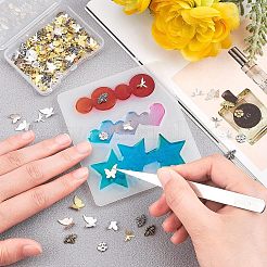 Alloy & Brass Cabochons&nbsp;TIBE-OC0001-02-RS