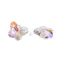 Electroplated Glass Charms&nbsp;EGLA-N006-057