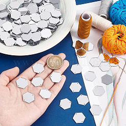 200Pcs Mirror Effect Acrylic Sew on Rhinestone&nbsp;DIY-PH0021-95E