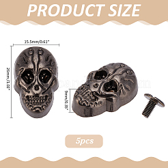 5Boxes Skull Alloy Rivets Set&nbsp;FIND-ME0001-77