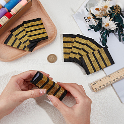4Pcs Polyester Captain Epaulettes&nbsp;DIY-CY0002-91B
