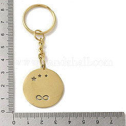 201 Stainless Steel Keychains&nbsp;KEYC-P019-03G