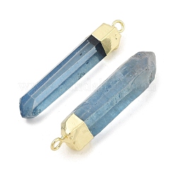Natural Quartz Crystal Pointed Pendants&nbsp;G-P253-03G-10