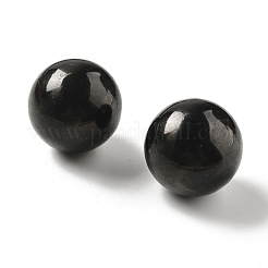 Natural Shungite Sphere Beads&nbsp;G-F675-01-B
