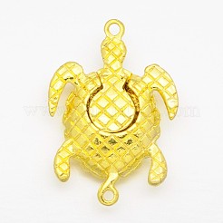 Alloy Rhinestones Magnetic Clasps with Loops&nbsp;ALRI-O015-02
