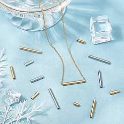 60Pcs 5 Style 304 Stainless Steel Tube Beads&nbsp;STAS-DC0005-89