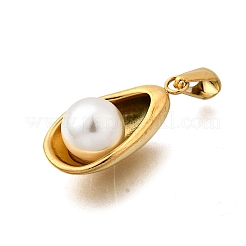 Plastic Pearl Pendants&nbsp;STAS-Q360-06C-G