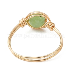Natural Quartz Finger Rings&nbsp;RJEW-JR00968-02