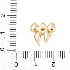 Brass Micro Pave Cubic Zirconia Pendants&nbsp;ZIRC-P122-05B-G01