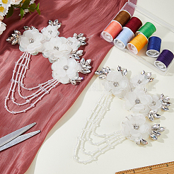 Flower Polyester Ornament Accessories&nbsp;DIY-WH0591-152